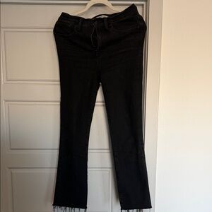 Madewell Cali Demi Boot Cut Black Women's Jeans